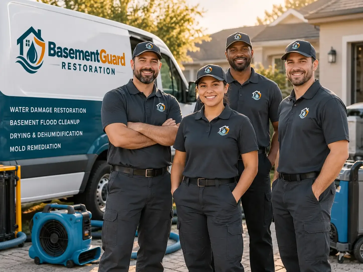 Basement Water Damage Restoration company in Holyrood, KS